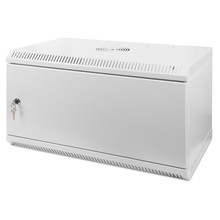 Настенный шкаф 19", 12U, с металлической дверцей