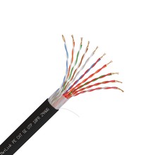 Кабель UTP 10PR 24AWG CAT5 305м. черный внешний