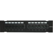 Патч-панель настенная 10", 12 портов, CAT5е