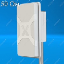 Антенна Nitsa-5 MIMO 2x2 BOX выносная, панельная, направленная LTE800/GSM900/GSM1800/UMTS2100/DC-HSPA/LTE2600/2*(9-14) dBi/2*SMA-male/USB удлинитель 10м/
