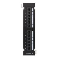Патч-панель EC-UWP-12-UD2, 10", 1U, 12 портов, CAT5е