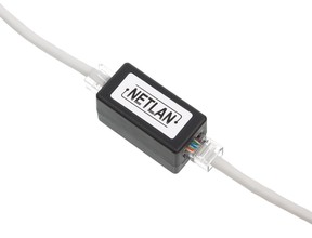 Проходной кабельный соединитель EC-UCB-55-UD2-BK-10 с разъемами RJ45-RJ45 (8P8C)