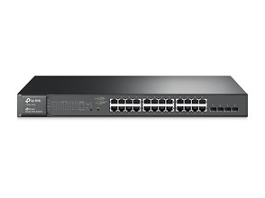 Коммутатор T1600G-28PS , 24 порта PoE +, 1000 Мбит/с.
